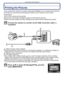 Page 166Connecting to other equipment
- 166 -
Printing the Pictures
If you connect the camera to a printer supporting PictBridge, you can select the pictures to 
be printed out and instruct that printing be started on the camera’s LCD monitor.
Preparations:
Turn on the camera and the printer.
Remove the card before printing the pictures in the built-in memory.
Perform the print quality and other settings  at the printer before printing the pictures.
Connect the camera to a printer via the USB connection cable  A...