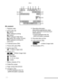 Page 104Others
104
∫In playback
1 Playback mode
2 DPOF (P82, 86)
 (White):
DPOF setting for printing
 (Green):
DPOF setting for Slide Show
 (Green with number of prints): 
DPOF setting for printing and 
Slide Show
3 Protected picture (P84)
4 Picture with audio (P80)
5 Picture size (P70)
: In Motion image mode
6 Quality (P71)
/ : In Motion image mode
Simple mode:
:ENLARGE
:4qk6q/10k15cm
: E-MAIL
7 Battery indication (P14) 
8 Folder/File number
9 Page number/Total pictures
10 Histogram (P30)
 It will be displayed...