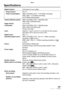 Page 107107VQT1C63
Others
Speciﬁ cations
Digital Camera:Information for your safety
Power Source:DC 3 V
Power Consumption:DMC-LS75/DMC-LS70: 1.5 W (When recording)
DMC-LS60: 1.4 W (When recording)
0.6 W (When playing back)
Camera Effective pixels:DMC-LS75/DMC-LS70: 7,200,000 pixels
DMC-LS60: 6,000,000 pixels
Image sensor:1/2.5˝ CCD
Total pixelsDMC-LS75/DMC-LS70: 7,380,000 pixels
DMC-LS60: 6,370,000 pixels
Primary color ﬁ lter
Lens:Optical 3 × zoom, f=5.8 to 17.4 mm [35 mm ﬁ lm camera 
equivalent: 35 to 105 mm]...