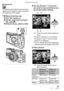 Page 31Recording pictures (basic)
31VQT0S19
nProgram AE
 
The camera automatically sets the shutter 
speed and the aperture value according to 
the brightness of the subject.
11 Remove the lens cap.
2 Turn the camera on.
3 Set the mode dial to program 
AE mode [L]. 
4 Slide the focus switch to [AF].
2Aim the AF area 1 to the point 
you want to focus and then press 
the shutter button halfway.
• A : Press the shutter button halfway to 
foc us.
• The focus indication 
2 is lit and then 
the aperture value 
3 and...