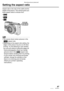 Page 87Recording pictures (advanced)
87VQT0S19
Setting the aspect ratio
Aspect ratio is the ratio of the width and the 
height of the picture. This camera gives you 
three aspect ratios to choose from.
• j
 •  • h
• You cannot shoot motion pictures in the 
[ ] aspect ratio.
• Depending on the aspect ratio setting, the 
edges of the picture may be cut off when 
printing. Try the following to see whether 
you can print without cutting the edges off. 
–Some photography shops can handle 
pictures shot in the [
j]...