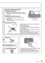 Page 2120   VQT3G90VQT3G90   21
 
Sequence of operations
1
Turn on the power
2
Set to 
3
Set to the desired Recording Mode
Align the mode dial correctly to 
the mode that you want to use. →
[Intelligent Auto] Mode
Take pictures with automatic settings. ( →26)
[Program AE] Mode Record pictures with your own settings. 
(→22)
[Aperture-Priority] ModeDetermine aperture, then record pictures. 
(→58)
[Shutter-Priority] ModeDetermine shutter speed, then record 
pictures. (→58)
[Manual Exposure] ModeDetermine aperture...