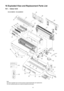 Page 6161
16 Exploded View and Replacement Parts List
16.1. Indoor Unit
Note
The above exploded view is for the purpose of parts disassembly and replacement.
The non-numbered parts are not kept as standard service parts. 