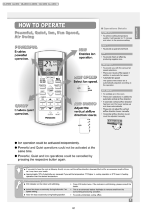 Page 4242
CS-A7DKD CU-A7DKD / CS-A9DKD CU-A9DKD / CS-A12D KD CU-A12D KD / 