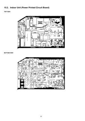 Page 2222
10.2. Indoor Unit (Power Printed Circuit Board)
TOP VIEW
BOTTOM VIEW 