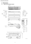 Page 104 Dimensions
4.1. Indoor Unit & Remote Control
10
CS-A9DKACU-A9DKA / CS-A12D KA CU-A12D KA / 