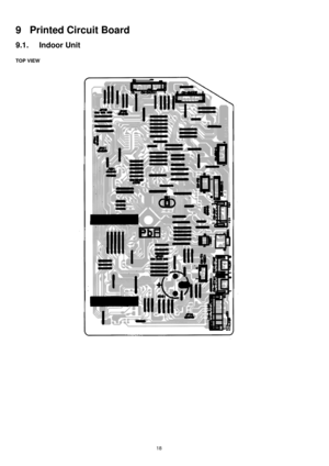 Page 1818
9 Printed Circuit Board
9.1. Indoor Unit
TOP VIEW 