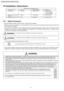 Page 3610 Installation Instructions
Required tools forInstallationWorks
1.Philips screw driver5.Spanner9.Gas leak detector13.Multimeter
2.Level gauge6.Pipe cutter10.Measuring tape14.Torque wrench
18 N.m (1.8 kgf.m)
42 N.m (4.2 kgf.m)
55 N.m (5.5 kgf.m)
3.Electric drill, hole core drill
(ø70 mm)7.Reamer11.Thermometer15.Vacuum pump
4.Hexagonal wrench (4 mm)8.Knife12.Megameter16.Gauge manifo ld
10.1. Safety Precautions
 • Read the following “SAFETY PRECAUTIONS” carefully before installation.
 • Electrical work...