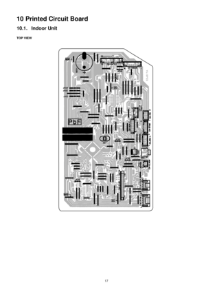 Page 1717
10 Printed Circuit Board
10.1. Indoor Unit
TOP VIEW 