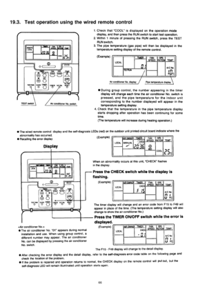 Page 6619.3. Test operation using the wired remote control
66 