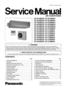 Page 1 1 SERVICE INFORMATION 3
 2 FEATURES 
4
 3 SPECIFICATION (HEAT PUMP TYPE) 
10
 4 SPECIFICATION (COOLING ONLY TYPE) 
16
 5 TECHNICAL DRAWING 
23
 6 CIRCUITDIAGRAM 
31
 7 OPERATING INSTRUCTION 
46
 8 REFRIGERATION CYCLE 
48
 9 OPERATIO N RANGE 
51
 10  PIPE LENGTH 
52
 11  OPERATING CHARACTERISTIC 
54
 12  FAN PERFORMANCE 
55
 13  SAFETYDEVICE 
59
 14  COMPONENT SPECIFICATION 
60
© 2002 Matsushita Air-Conditioning Corp. Sdn. Bhd.
(183914D). All rights reserved. Unauthorized copying
and distribution is a...