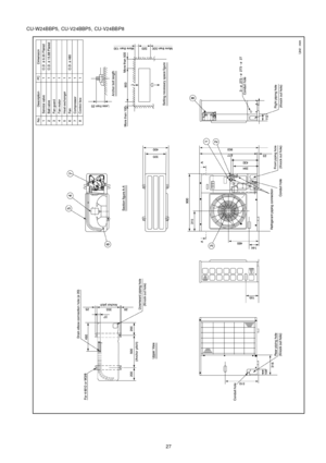 Page 27CU-W24BBP5, CU-V24BBP5 , CU-V24BB P8
27 