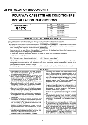 Page 8228 INSTALLATION (INDOOR UNIT)
82 