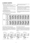 Page 53Setting group for 1 remote control unit
 
    • 
• •  • 
W hen using a remote control thermostat, the thermostat
setting is used for all indoor units in the group.
 
    • 
• •  • 
During group control, up to a maximum of 16 indoor units
can be connected. (Do not mix heat pump units and
cooling-only units.)
 
    • 
• •  • 
Do not mix manua l settings and automatic settings. (Manual
settings take priority.)
 
    • 
• •  • 
The master unit and slave units can be centralized
controlled during group...