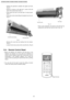 Page 68 − Release the generator complete wire (green and red).
(Fig. 8)
 − Remove 2 screws on the right and 1 screw at the left
side of the control board. (Fig. 7)
 − Press down the hook on the left side of control board.
(Fig. 7)
 − Then pull out the Control Board Completefrom the unit.
(Fig. 7)
Fig. 9
 − Remove the cross flow fan bushing from the chassis.
(Fig. 9)
 − Loosen the fan boss screw at the cross flow fan. (Fig. 9)
 • W hen the batteries are inserted for the first time or the
batteries are replaced,...