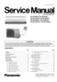 Page 1 1 Features 2
 2 Functions 
3
 3 Product Specifications 
6
 4 Dimensions 
10
 5 Refrigeration Cycle Diagram 
12
 6 Block Diagram 
13
 7 Wiring Diagram 
14
 8 Operation Details 
15
 8.1. Indoor Fan Speed Control 
15
 8.2. Cooling Mode Operation 
16
 8.3. Soft Dry Mode Operation 
19
 8.4. Air Circulation Mode Operation 
21
 8.5. Automatic Mode Operation 
21
 8.6. Random Auto Restart Control 
21
 8.7. Vertical Airflow Direction Control 
22
 8.8. Delay ONTimer Control 
22
© 2003 Matsushita Industrial Corp....