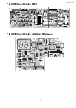 Page 2515 Electronic Circuit / Main
16 Electronic Circuit / Indicator Complete
25
CW-XC18 1EA / CW-XC2 