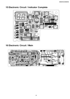 Page 2515 Electronic Circuit / Indicator Complete
16 Electronic Circuit / Main
25
CW-XC71YA / CW-XC91YA 