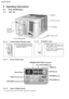 Page 129.1. Parts Identification.
9.1.1.1. Vertical Airflow Direction Vane.
Airflow direction adjustment Up-and-Down.
 
    • 
• •  • The vertical airflow direction vane may
be positioned to deflect the air upward,
downward or straight on.
9.1.1.2. Ventilation Lever.
When theslide lever is in the:
 
    • 
• •  • “OPEN” position, the ventilation door
opens to allow air, smoke and odors to
be expelled from the room.
 
    • 
• •  • “CLOSE” position, the ventilation door is
closed and the air inside the room is...