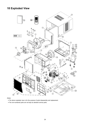 Page 2918 Exploded View
(Note)
 • The above exploded view is for the purpose of parts disassembly and replacement.
 • The non-numbered parts are not kept as standard service parts.
29 