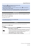 Page 60- 60 -VQT4W38
Using the [Rec] menu
 
●Cannot set to  (Face Detection) in the following case:
 • Scene Modes ([Night Scenery] [Food])
 • [Panorama Shot] Mode
 
●If the camera misinterprets a non-human subject as a face in  (Face Detection) 
setting, switch to another setting.
 
●If conditions prevent the face from being recognized, such as when the m\
ovement of 
the subject is too rapid, the [AF Mode] setting switches to  (9-area-focusing).
 [Digital Zoom]
Zoom 4x further than Optical/Extended Optical...