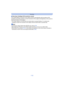 Page 112- 112 -
Recording
∫About [ ] (Intelligent ISO sensitivity control)
The camera 
detects movement of the subject and then automatically sets the optimum ISO 
sensitivity and shutter speed to suit the movement of the subject and brightness of the scene to 
minimize the jitter of the subject.
•
The shutter speed is not fixed when the shutter button is pressed halfway. It is continuously 
changing to match the movement of the subject until the shutter button is pressed fully.
Note
•For the focus range of...