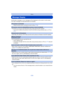 Page 218- 218 -
Others
Message Display
Confirmation messages or error messages will be displayed on the screen in some cases.
The major messages are described below as examples.
[This picture is protected]
>Delete the picture after canceling the protect setting.  (P188)
[This picture cannot be deleted]/[Some pictures cannot be deleted]
•
This feature can only be used with pictures that comply with the DCF standard.
> If you want to delete some pictures, format the card after saving necessary data on a PC etc....