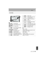 Page 9393
Others
 (ENG) VQT5H68
In recording
2
A›Quality (P99)
Focus Mode (P37, 40)
š
ØAF Mode (P36)
Face Recognition (P100)
AF Lock (P55)
Burst (P41)
Auto Bracket (P42)
Self-timer (P42)
Time Lapse Shot (P43)
St op Motion Animation (P45)
Battery indication
98989820000200200606060
3.53.53.5
AFSAFSAFSL4:3
00AELAELAELLMT
OFFLMTOFFLMTOFFBKTBKTBKTAWBAWBAWB
FHD MOV
24p0é0å0ó0é0å0ó

AFL
Battery Grip
Picture Mode (Still picture 
priorities) (P101)
Optical Image Stabilizer¢3 
(P27)
Jitter alert
Recording state...