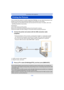 Page 104- 104 -
Connecting to other equipment
Printing the Pictures
If you connect the camera to a printer supporting PictBridge, you can select the pictures to be 
printed out and instruct that printing be started on the camera’s LCD monitor.
•
Some printers can print directly from the card removed from the camera. For details, refer to the 
operating instructions of your printer.
Preparations:
Turn on the camera and the printer.
Remove the card before printing the pictures from the built-in memory.
Check print...