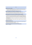 Page 144- 144 -
Others
[A folder cannot be created]
•
A folder cannot be created because there are no remaining folder numbers that can be used.> Format the card after saving necessary data on a PC etc.  (P50) If you execute [No.Reset] in the 
[Setup] menu after formatting, the folder number is reset to 100.  (P48)
[Picture is displayed for 16:9 TV]/[Picture is displayed for 4:3 TV]
•
Select [TV Aspect] in the [Setup] menu if you want to change the TV aspect.  (P49)
•This message also appears when the USB...