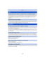Page 148- 148 -
Others
•It is possible that the subject may be warped slightly, or the borders get colored, depending on the 
zoom magnification, due to the characteristics of the lens. Also, the peripherals of the image might 
look warped because the perspective is enhanced when the wide angle is used. This is not a 
malfunction.
•The inside of the lens may fog due to condensation depending on the environment this unit is used 
in, areas that undergo a significant change in temperature or in high humidity, etc....