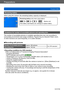 Page 20Preparations
Charging batteryVQT4T08
- 20 -
Remaining battery
When using the camera, the remaining battery capacity is displayed.
Remaining battery (only when using battery)
(flashes red)
If the battery mark flashes red, recharge or replace battery.
Guidelines for number of recordable pictures and operating time
The number of recordable pictures or available operating time may vary according to 
surrounding environment and usage conditions. Figures may be reduced if flash, zoom, 
or other functions are...