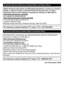 Page 32VQT2R80 (ENG)32
As of November 2009
Customer Services Directory (United States and Puerto Rico)
Obtain Product Information and Operating Assistance; locate your nearest 
Dealer or Service Center; purchase Parts and Accessories; or make 
Customer Service and Literature requests by visiting our Web Site at:
http://www.panasonic.com/help
or, contact us via the web at:
http://www.panasonic.com/contactinfo
You may also contact us directly at:
1-800-211-PANA (7262)
Monday-Friday 9am-9pm, Saturday-Sunday...