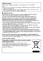 Page 6VQT2R80 (ENG)6
∫Cautions for UseAlways use a genuine Panasonic AC adaptor (DMW-AC5PP; optional).
Do not use any other AV cables except the supplied one.
Do not use any other USB connection cables except the supplied one.
Keep the camera as far away as possible from electromagnetic 
equipment (such as microwave ovens, TVs, video games etc.).
If you use the camera on top of or near a TV, the pictures and sound on the 
camera may be disrupted by electromagnetic wave radiation.
Do not use the camera near...