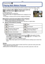 Page 31- 31 -
Basic
[Playback] Mode: ¸
Playing Back Motion Pictures
The file format that can be played back with this camera is QuickTime Motion JPEG.
Select a picture with a Motion Picture icon (such as 
[ ]), and then touch [ ] to play back.
AMotion picture icon
B The motion picture recording time
•After playback starts, the elapsed playback time is displayed on the 
screen.
For example, 8 minutes and 30 seconds is displayed as [8m30s].
∫Operations performed during Motion Picture Playback1Display control...