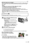 Page 3131VQT1R87
Basic
∫Extended optical zoom mechanism
When you set the picture size to [ ] (3 million pixels), the 10M (10.1 million pixels) CCD 
area is cropped to the center 3M (3 million pixels) area, allowing a picture with a higher 
zoom effect.
Note
•
The digital zoom cannot be set when  õ or  ¨ has been selected.•The indicated zoom magnification is an approximation.•“EZ” is an abbreviation of “Extended optical Zoom”.•The optical zoom is set to Wide (1 k) when the camera is turned on.•If you use the...