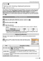 Page 6767VQT1R87
Advanced (Recording pictures)
Mode dial: ¨
Taking and viewing clipboard pictures 
(¨: Clipboard mode)
This setting is useful when taking pictures of timetables, route maps or other information 
instead of taking notes. Regardless of whether a card is present or not, the data is 
stored in the dedicated clipboard folder of the built-in memory  so it can be 
differentiated from the regular taken pictures and made available for immediate viewing.
Clipboard pictures can be recorded, played back and...