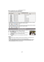 Page 57- 57 -
Advanced (Recording pictures)
∫The available flash range to take pictures
•The available flash range is an approximation.
•In [HIGH SENS.] (P78) in scene mode, the ISO sensitivity automatically switches to between 
[ISO1600] and [ISO6400] and the available flash range also differs.
Wide: Approx. 1.15 m to approx. 15.4 m
Tele: Approx. 1.0 m to approx. 7.3 m
•In [FLASH BURST] (P80) in scene mode, the ISO sensitivity automatically switches to between 
[ISO100] and [ISO3200] and the available flash...