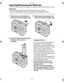 Page 16Downloaded from www.Manualslib.com manuals search engine Preparation
16
Inserting/Removing the Batteries
Preparation
 Check that the camera is turned off and that the lens is retracted.
 Use AA Ni-MH batteries (nickel-metal hydride) or AA Alkaline batteries.
1Slide the door in the direction of 
the arrow to open the battery door.
2Insert the batteries observing the 
direction of the + and - 
polarities.
3Slide the door in the direction of 
the arrow to close the battery door.
¬Suggestions/Tips ¬
 If...