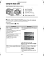 Page 45Downloaded from www.Manualslib.com manuals search engine Recording pictures (advanced)
45
Recording pictures (advanced)
Using the Mode Dial
Select the desired mode turning the mode dial.
: Economy mode (P45)
: Macro mode (P46)
: Portrait mode (P47)
: Landscape mode (P47)
: Night portrait mode (P48)
: Motion image mode (P49)
ªTaking Pictures using Economy Mode
In Economy mode, the camera reduces the brightness of the LCD monitor and 
works as follows to reduce the battery power consumption.
Preparation
...