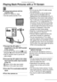 Page 114Connecting to other equipment
114VQT0Y44
Playing Back Pictures with a TV Screen
 
nPlaying back pictures with the 
supplied cable
• Set the [TV ASPECT]. (P25)
• Turn the camera and the TV off.
1Connect the AV cable A 
(supplied) to the [AV OUT] socket 
of the camera.
• Connect the AV cable with the [f] mark 
facing the [w] mark on the [AV OUT] socket.
• Hold B and then insert or pull the AV 
cable straight.
2Connect the AV cable to the video 
input and the audio input sockets 
of the TV.
• 1 Yellow: to...