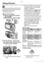 Page 2626VQT0Y44
Basic
Taking Pictures
 
The camera automatically sets the shutter 
speed and the aperture value according to 
the brightness of the subject. 
• Remove the lens cap.
11 Turn the camera on.
2 Set the mode dial to program 
AE mode [L]. 
3 Slide the focus switch to [AF].
2Aim the AF area 1 to the point 
you want to focus and then press 
the shutter button halfway.
• A : Press the shutter button halfway to 
focus.• The focus indication 
2 is lit and then 
the aperture value 
3 and the shutter 
speed...