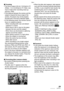 Page 29Basic
29VQT0Y44
nFocusing
• The focus range is 50 cm (1.64 feet) to Z 
(Wide), 1.0 m (3.28 feet) to Z (Tele). Use 
macro mode when recording close-up 
pictures. (P59)
• 
If the distance between the camera and the 
subject is beyond the focus range of the 
camera, the picture may not be properly 
focused even if the focus indication lights.
• In the following cases, the camera cannot 
focus on subjects properly.
–When including both near and distant 
subjects in a scene.
–When there is dirt or dust on the...