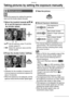 Page 54Advanced
54VQT0Y44
Taking pictures by setting the exposure manually
 
 
Decide the exposure by setting the aperture 
value and the shutter speed manually.
1Move the joystick towards e/r/w/
q to set the aperture value and 
the shutter speed.
• e/r: Set the aperture value A and the 
shutter speed 
B.
• w/q: Select the aperture value and the 
shutter speed.
2Press the shutter button halfway.
• Indication for the condition of exposure C 
(manual exposure assistance) appears for 
about 10 seconds.
• 
When the...