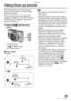 Page 59Advanced
59VQT0Y44
Taking Close-up pictures
This mode allows you to take close-up 
pictures of the subject, e.g. When taking 
pictures of flowers.
You can take pictures approaching the 
subject at a distance up to 5 cm (0.16 feet) 
from the lens by rotating the zoom lever 
upmost to Wide (1×).
1Select [AFw] with the focus 
switch.
• AF: Auto focus
• AFw: AF Macro mode
• MF: Manual focus
nFocus range
• Normal
• [AFw]• Use a tripod and the self-timer (P47) for 
best results.
• When the subject is close to...