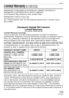 Page 113Others
113VQT1C39
Limited Warranty (For USA Only)
PANASONIC CONSUMER ELECTRONICS COMPANY, DIVISION OF 
PANASONIC CORPORATION OF NORTH AMERICA
One Panasonic Way, Secaucus, New Jersey 07094
PANASONIC PUERTO RICO, INC.
Ave. 65 de Infantería, Km. 9.5, San Gabriel Industrial Park, Carolina, Puerto 
Rico 00985
Panasonic Digital Still Camera
Limited Warranty
Limited Warranty Coverage
If your product does not work properly because of a defect in materials or 
workmanship, Panasonic Consumer Electronics Company...