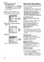 Page 20Preparation
20VQT1C39
∫Closing the menu screen
Press [MENU/SET].
 When the mode dial is set to [ ]/[ ]/
[ ]/[ ]/[ ], you can also close the 
menu screen by pressing the shutter 
button halfway.
∫Switching to the [SETUP] menu
1Press 2 on the menu screen.
2Press 4 to select the [SETUP] 
menu icon.
3Press 1.
 Select a menu item next and set it.
About the Setup Menu
 Set items as required. (Refer to P20  to 22 
for each menu item.)
 Select [RESET] to return the settings to the 
initial settings at the time...
