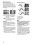 Page 36Advanced (Recording pictures)
36VQT1C39
∫Recording guide lines
When you align the subject on the 
horizontal and vertical guide lines or the 
cross point of these lines, you can take 
pictures with well-designed composition by 
viewing the size, the slope and the balance 
of the subject.
A[]: This is used when dividing the 
entire screen into 3k3 for taking 
pictures with a well-balanced 
composition.
B[]:This is used when you want to 
position the subject at the exact 
center of the screen.
∫Histogram...