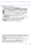 Page 3736   VQT3E45VQT3E45   37
 
Taking pictures with flash
Recording Mode:      
Display [Flash]
Select the desired type
(Can also be selected with 
►.)
Type, operations Uses[Auto]
 • Automatically judges whether or not to flash Normal use
[Auto/Red-Eye]∗1, ∗2 • Automatically judges whether or not to flash (reduce 
red-eye) Taking pictures of subjects in 
dark places
[Forced Flash On]
 • Always flash Taking pictures with backlight 
or under bright lighting (e.g. 
fluorescent)
[Forced On/Red-Eye]∗1, ∗2 •...