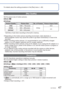 Page 4746   VQT3E45VQT3E45   47
 
Using the [Rec] menu
For details about the setting procedure in the [Rec] menu (
→26)
 [Picture Size]
Set the size (number of pixels) of still pictures. This setting determines how many pictures 
you can record. 
 
■Mode:   
 
■Settings:
DMC-S3 DMC-S1
Recording pixel level type Recording pixel level type
14 M 4320×324012 M 4000×3000
10 M ∗3648×27368 M ∗3264×2448
5 M 2560×19205 M 2560×1920
3 M ∗2048×15363 M ∗2048×1536
0.3 M 640×4800.3 M 640×480
12.5 M 4320×288010.5 M 4000×2672...